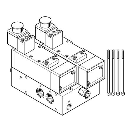 Festo Sub-Base VABP-S1-2V1G-G38-2M-A1 VABP-S1-2V1G-G38-2M-A1